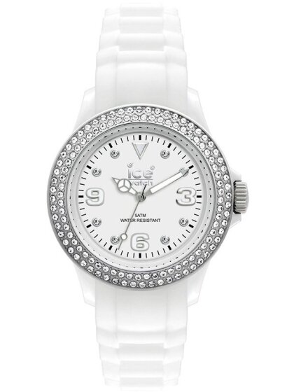 Stone - white silver sili small
