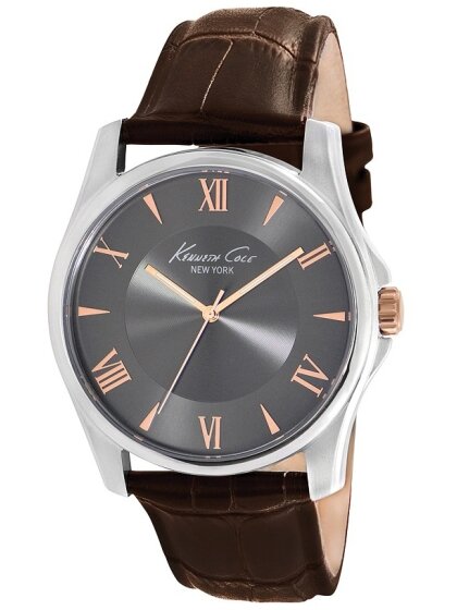 CLASSIC MENS SILVER  BROWN