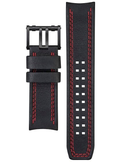 1180, 26 mm, Leather, bl., Red