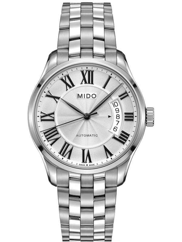 Mido BELLUNA II Gent Automatic silver, Metallarmband M024.407.11.033