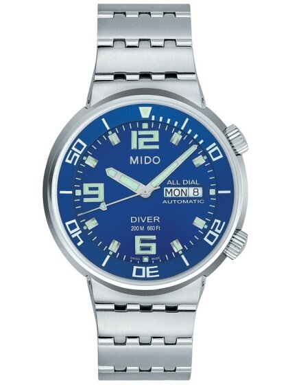 Mido ALL DIAL DIVER STAHL/STAHLBD. M8370.4.55.11, Herrenuhr