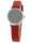 Red leather extra long