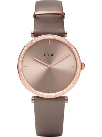 Triomphe Leather, Rose, Soft Taupe/Soft Taupe