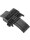 Faltschließe aus Edelstahl PVD schwarz 18  mm poliert