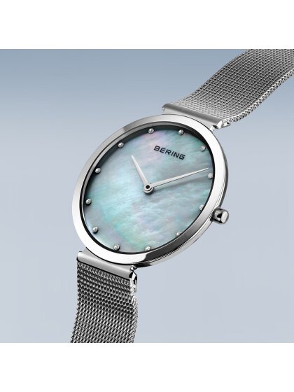 BERING Classic 18132004 ☆ Damenuhr mit Perlmuttzifferblatt