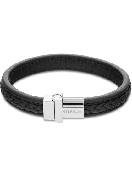 Magnetic braided leather family