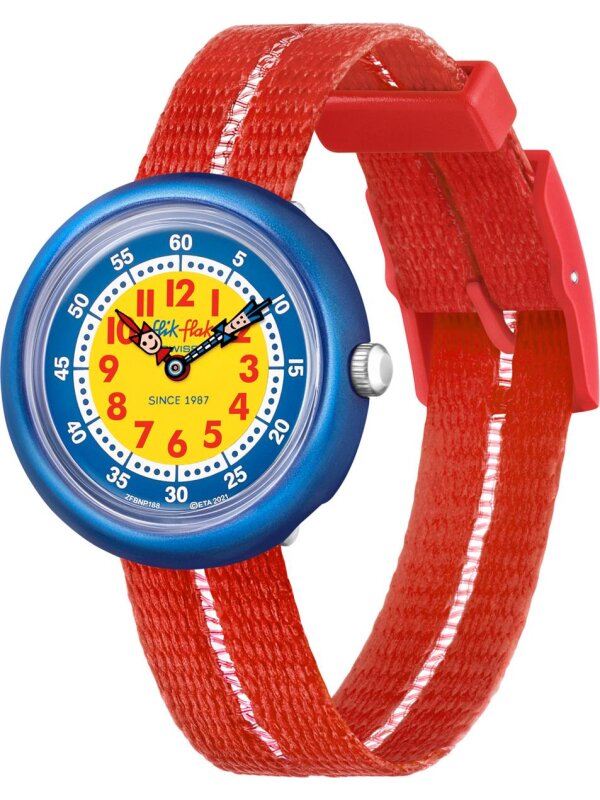 Flik Flak RETRO RED FBNP188 ☆ Lernuhr für Kinder