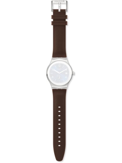 Ersatzband f. Swatch ASY23S410 - MAGNIFICENT IRONY / LEATHER ST