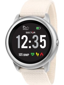 Sector 01 SMART 46 mm WHITE STRAP