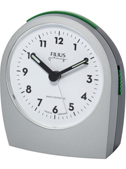 Funkwecker grau