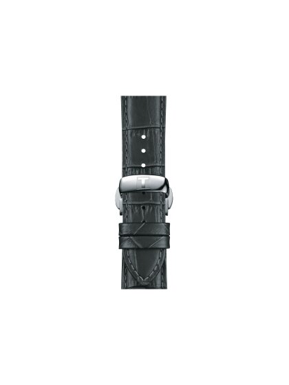 Original Tissot  Lederarmband grau Bandanstoß 21 mm