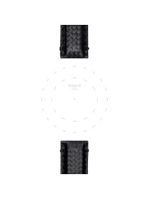 Original Tissot Textilarmband schwarz Bandanstoß 20 mm