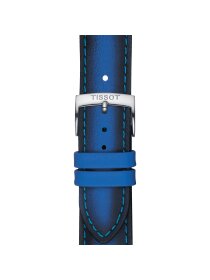 Original Tissot Lederarmband blau Bandanstoß 20 mm