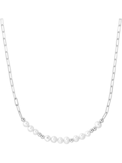 Perlenkette,42cm,Silber 925