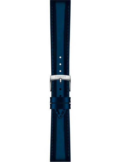 Original Tissot Synthetikarmband blau Bandanstoß 18 mm