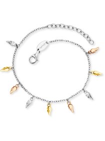 Armband Flying Wings Silber Tricolor