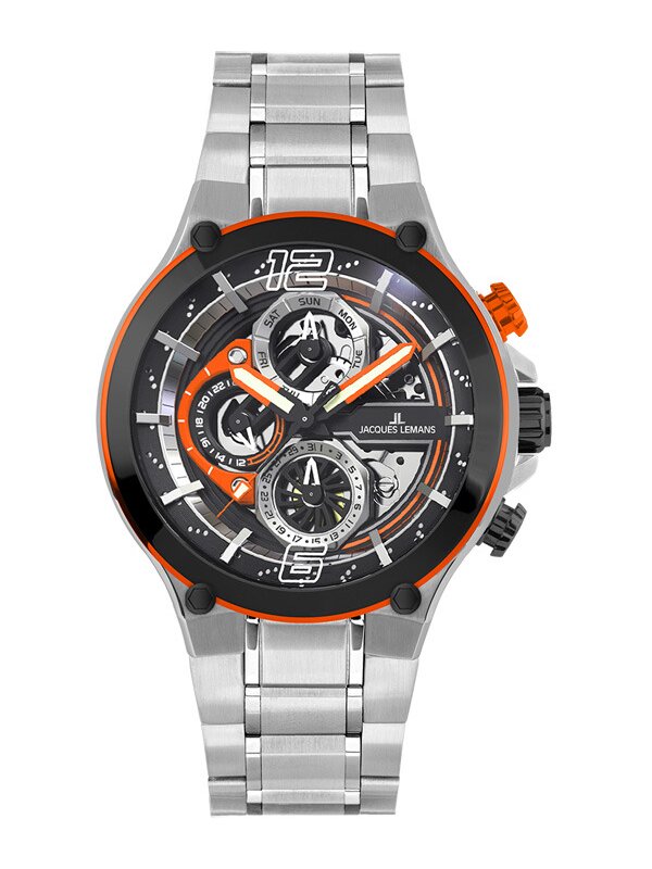 Jacques Lemans Manchester Multifunktion 12150E ☆ Herrenuhr 
