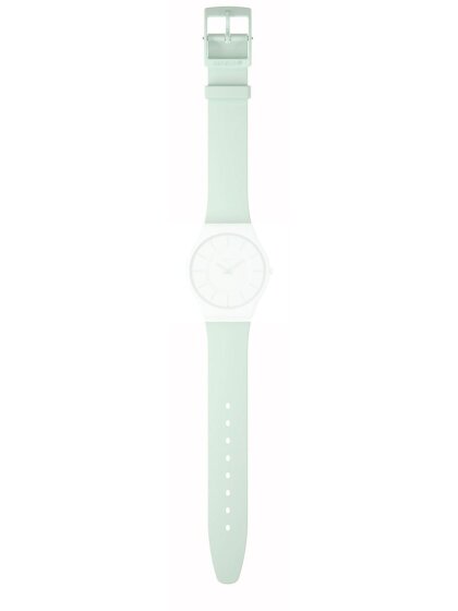 Ersatzband f. Swatch ASS08G107 - TURQUOISE LIGHTLY / SILICONE S