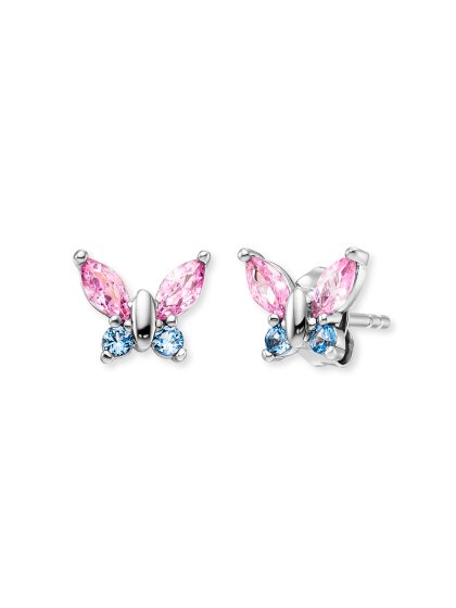 Ohrstecker Mädchen Schmetterling Edelstahl