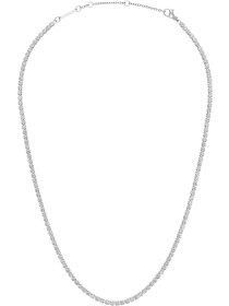 Classic Tennis Necklace silberf.