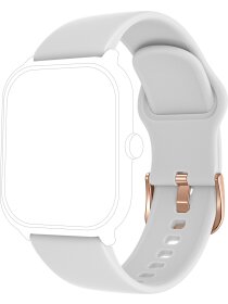 Band - Smart - White - rosé gold - 22 mm