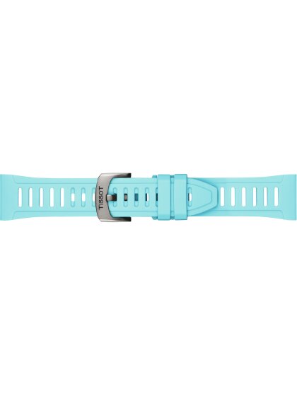 Original Tissot Band Silikon blau XS 21 mm