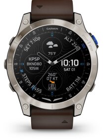 D2™ Mach 1, 47mm, Aviator Smartwatch Lederband