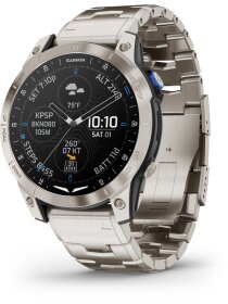 D2™ Mach 1, 47mm, Aviator Smartwatch Titanium Armband
