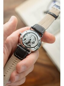 LUMATIK beige silber Band Nylon
