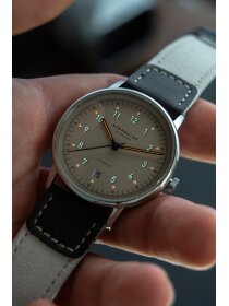 LUMATIK beige silber Band Nylon