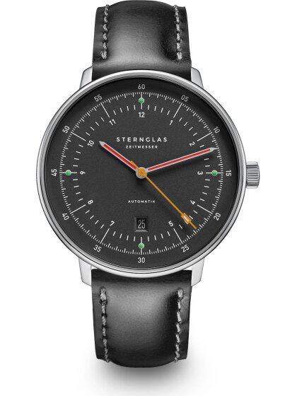 HAMBURG Automatik neugraphit Band Bridle schwarz