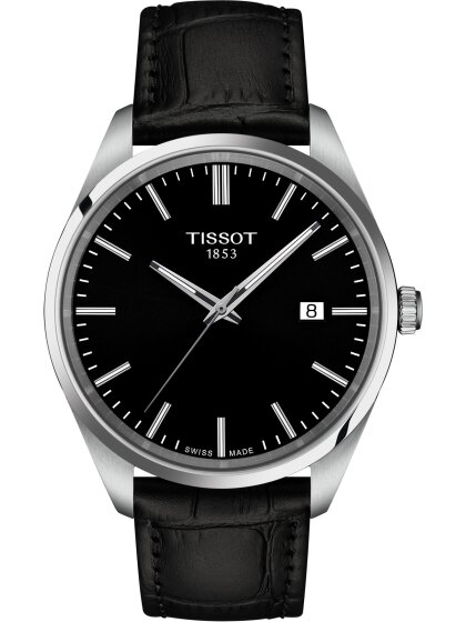TISSOT PR100 Schwarz Leder T1504101605100 ☆ Herrenuhr swissmade