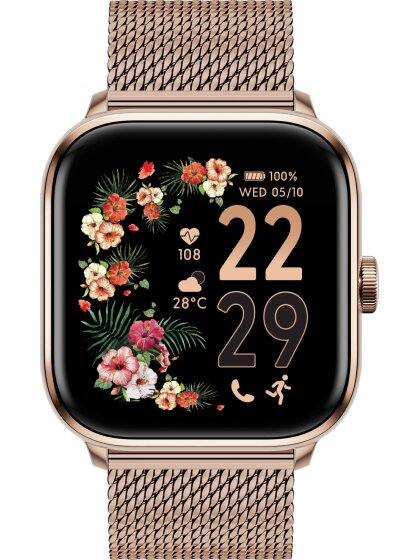 ICE smart 2.0 - Rose-gold - Milanese band - 1.7 AMOLED