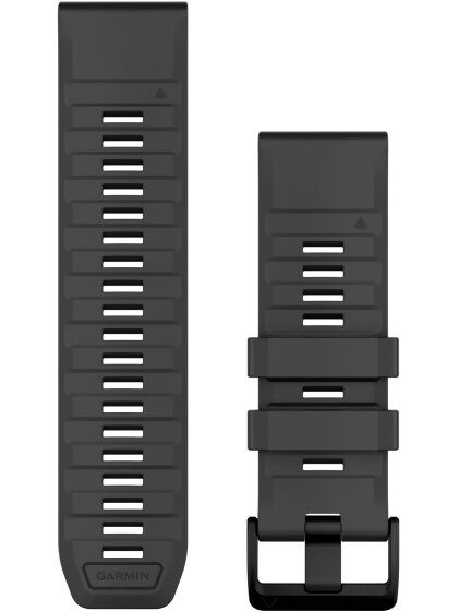 Original Garmin Fenix 8 QuickFit-Armband 26 mm Silikon Graphit