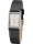 Damenuhr eckig Leder bicolor