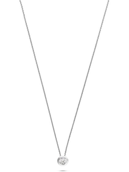 SOLITAIRE Halskette Silber