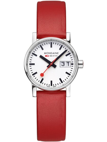 evo2,  30 mm Leder vegan rot Datum