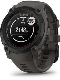 Instinct® E - 40 mm, Kohle/Schwarz, mit Silikon-Wechselarmband 20 mm Kohle