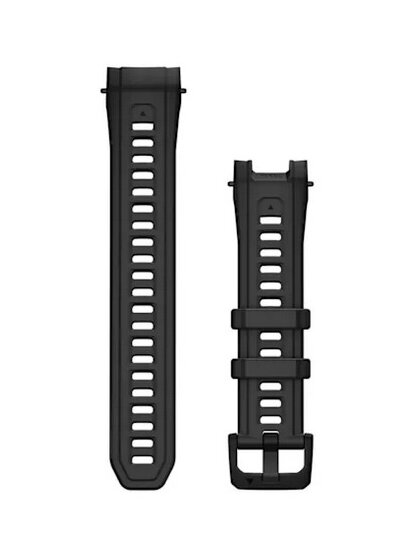 Original Garmin Silikon-Wechselarmband 22 mm, (Instinct® 3 – 45 mm), Silikon Schwarz