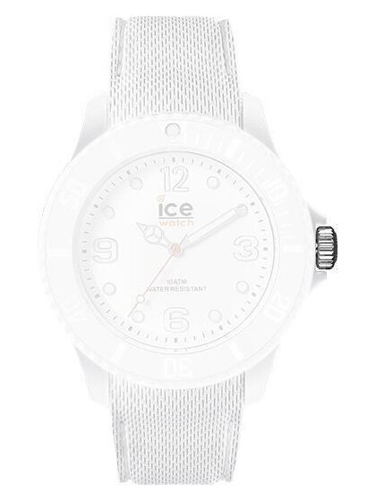 Ersatzband f. Ice Watch SI.WE weiß, 17 mit Struktur