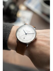 NAOS XL Automatik weiß Band Premium braun