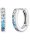 Creole Ocean Silber Zirkonia blau 13 mm