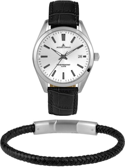 Hugo Boss HB GENTS Lederarmband 1512384, Herrenuhr
