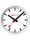 Wanduhr Aluminium weiß 25 cm