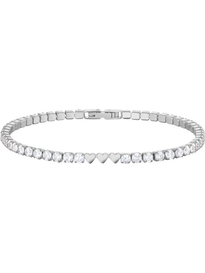 Arctic Symphony Tennisarmband Herz 170 mm lang, für Handgelenke bis 16,5 cm Umfang