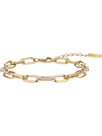 Arctic Symphonie Gliederarmband goldf. Zirkonia