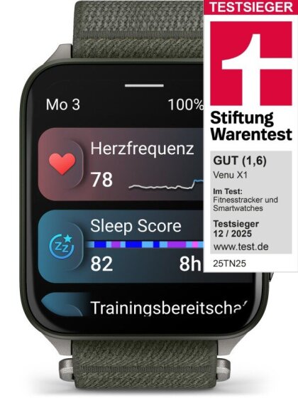 GARMIN Venu® X1 schwarz 0100298002 ☆ Multisport-Smartwatch