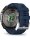 quatix® 8 - 51 mm AMOLED Sapphire Schwarz/Titanium Titan mit QuickFit®-Silikon-Armband 26 mm Kapitänsblau