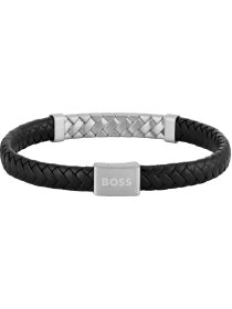 TAILORED Armschmuck Leder schwarz