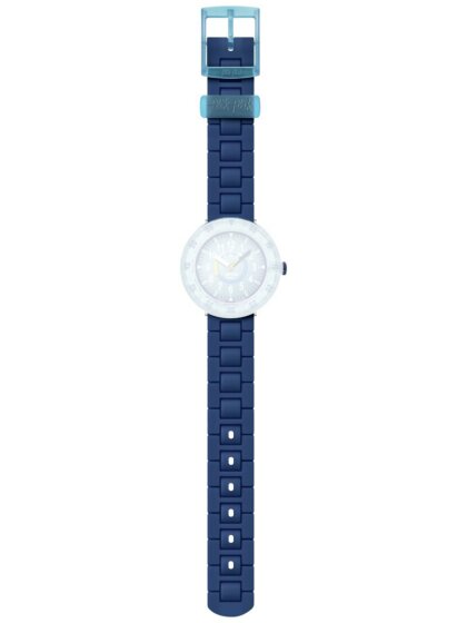Ersatzband f. Flik Flak ZAFCSP133  BLUEBRICK / SILICONE STRAP